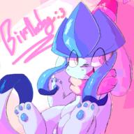 2024 birthday_lyn_series glaceon lyn_(glaceon) pokemon // 1000x1000 // 110KB