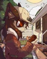 2024 baseball_cap furry glasses house jacket outside // 1000x1250 // 198KB