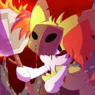 2021 blood braixen madness_combat pokemon tricky // 1000x1000 // 1.7MB