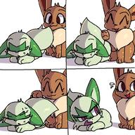 2025 comic eevee pokemon sprigatito // 1000x1000 // 520KB