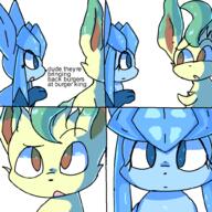 2024 comic glaceon leafeon pokemon // 1000x1000 // 99KB